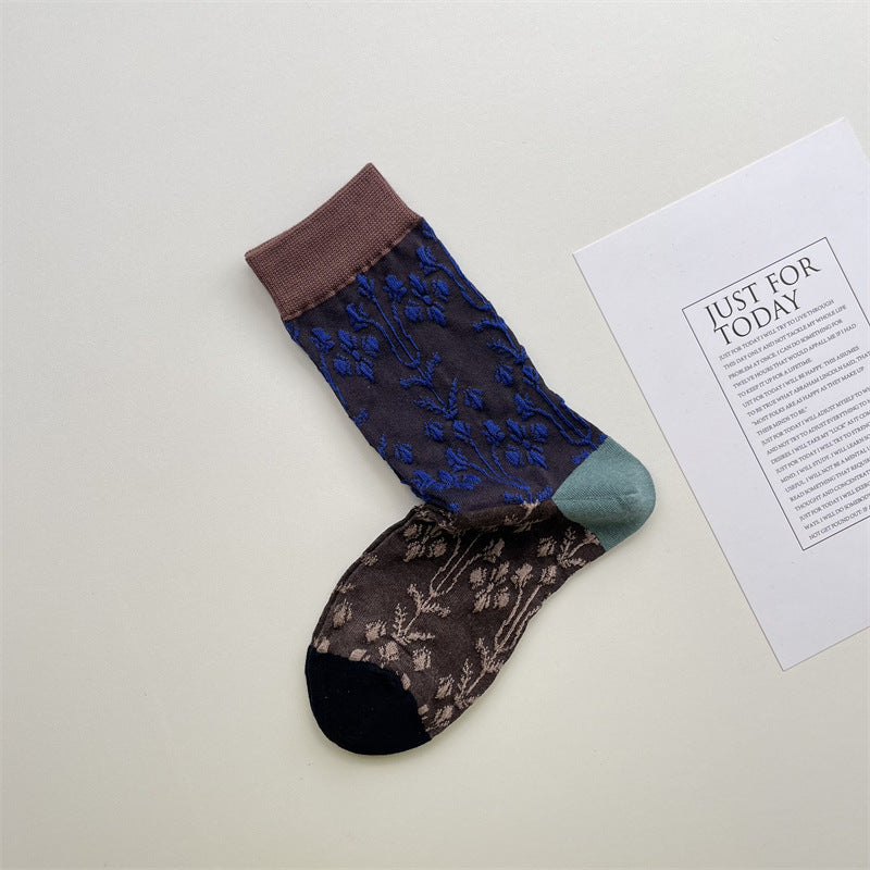 Gohobi Japanese-Inspired Embossed Socks
