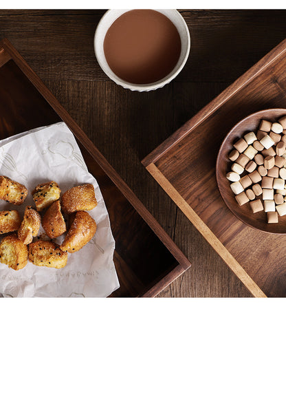 Gohobi Nordic Walnut Wooden Tray