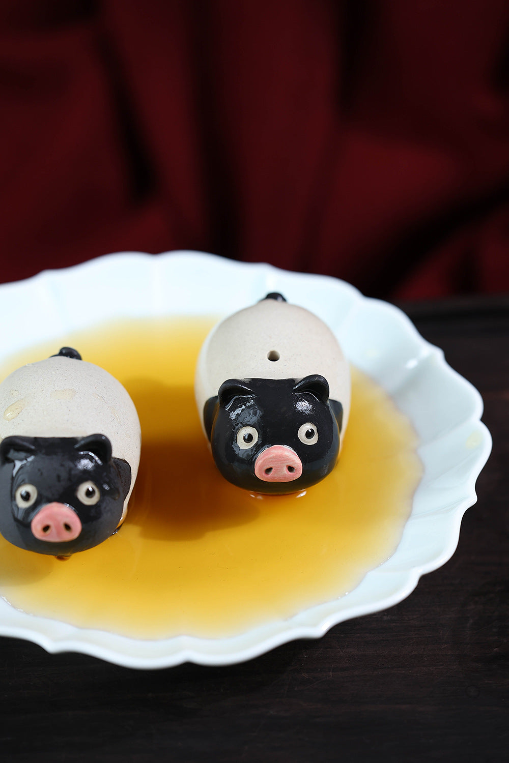 Roaring Gongtang purple sand tea pet pig ornament boutique can raise Jingtang pig personalized tea play tea table tea table tea set accessories
