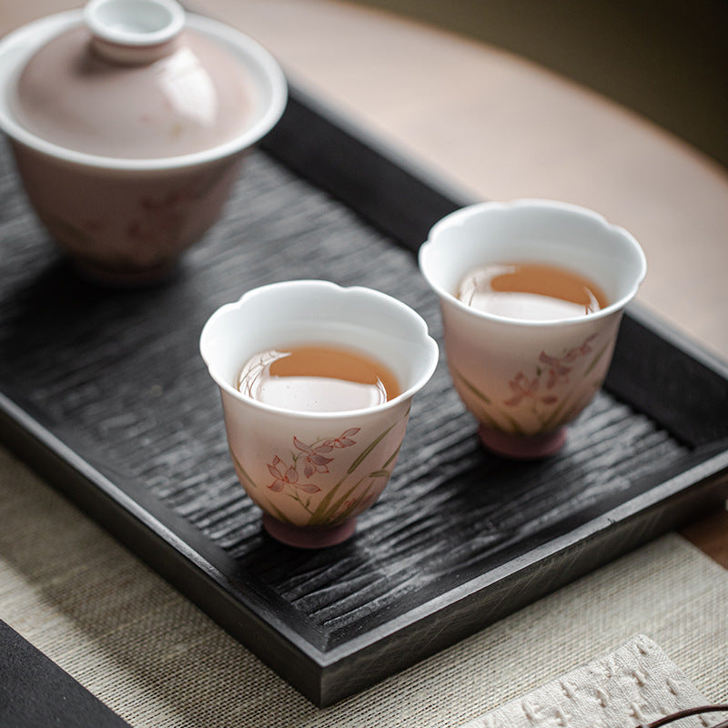 Gohobi Hand-Painted Orchid Master Cup