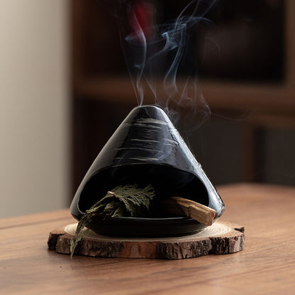 Gohobi Fuji Mountain Ceramic Aromatherapy Fireplace Burner