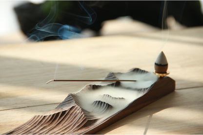 Gohobi Handcrafted Solid Wood Incense Holder
