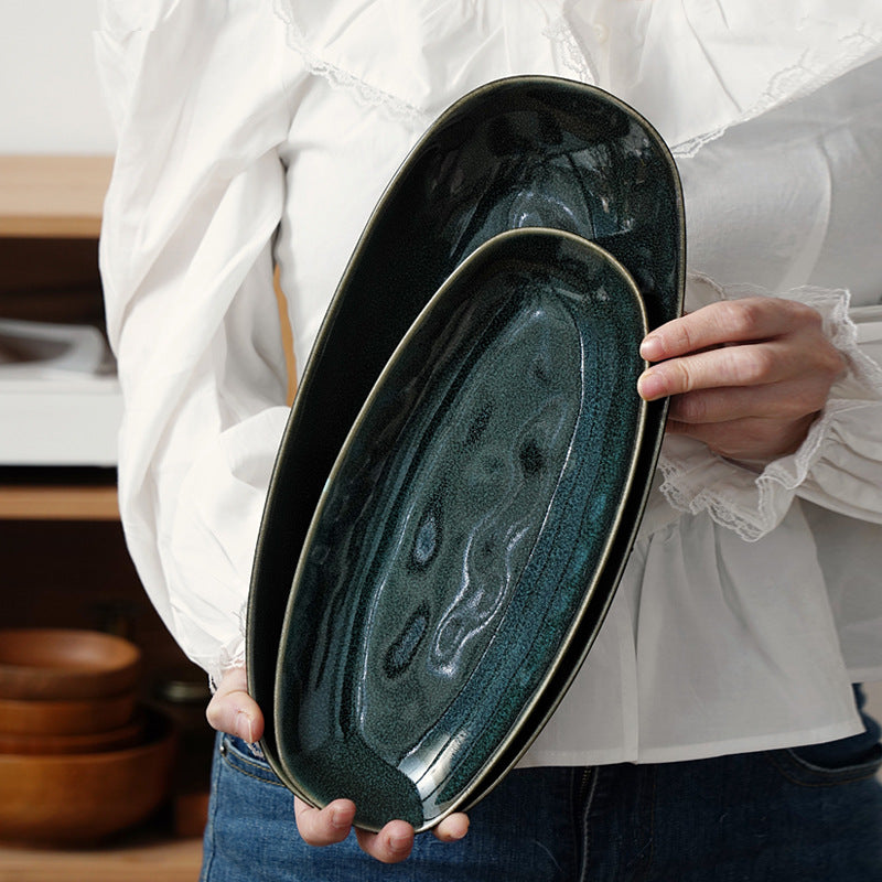 Gohobi Kiln-Change Oval Plate