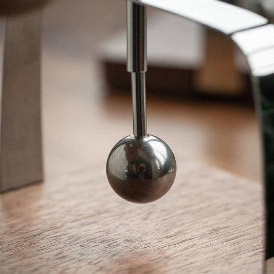 Gohobi Premium Solid Wood & Stainless Steel Tissue Holder