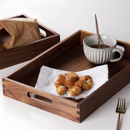 Gohobi Nordic Walnut Wooden Tray