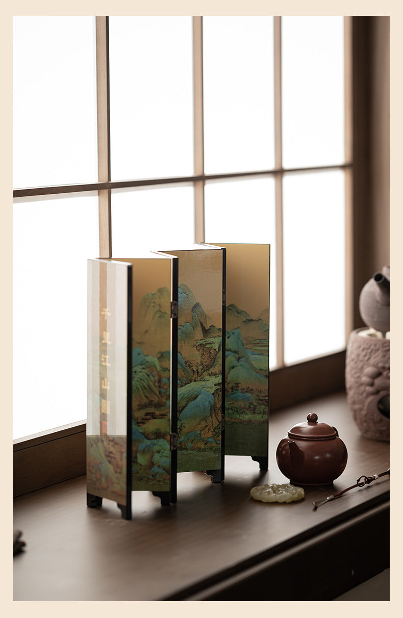 Gohobi Chinese Screen Tea Table Ornament