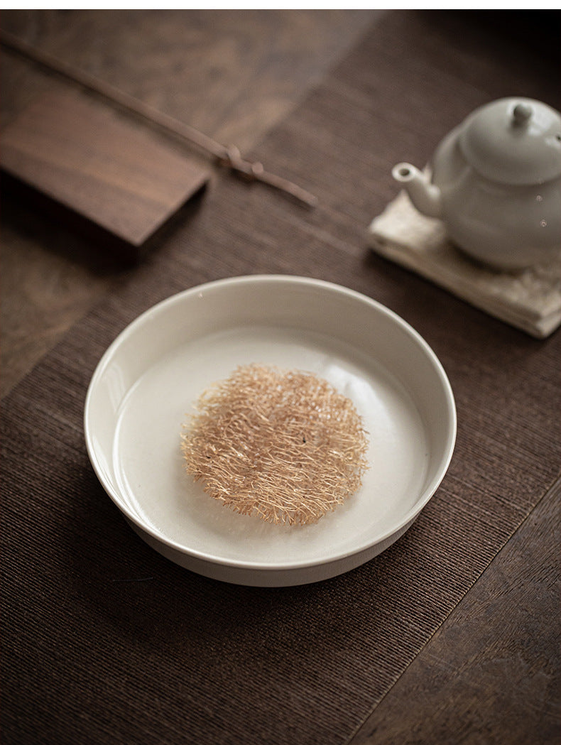 Gohobi Grass Ash Glaze Handcrafted Teapot Holder