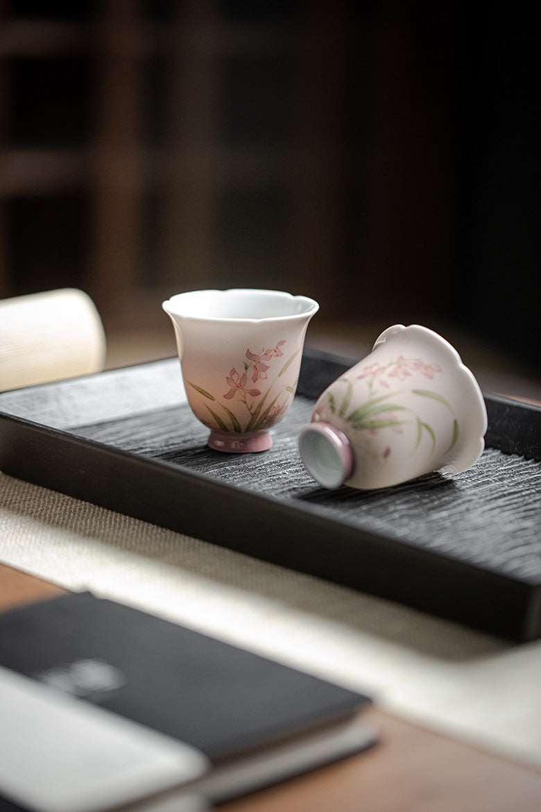 Gohobi Hand-Painted Orchid Master Cup