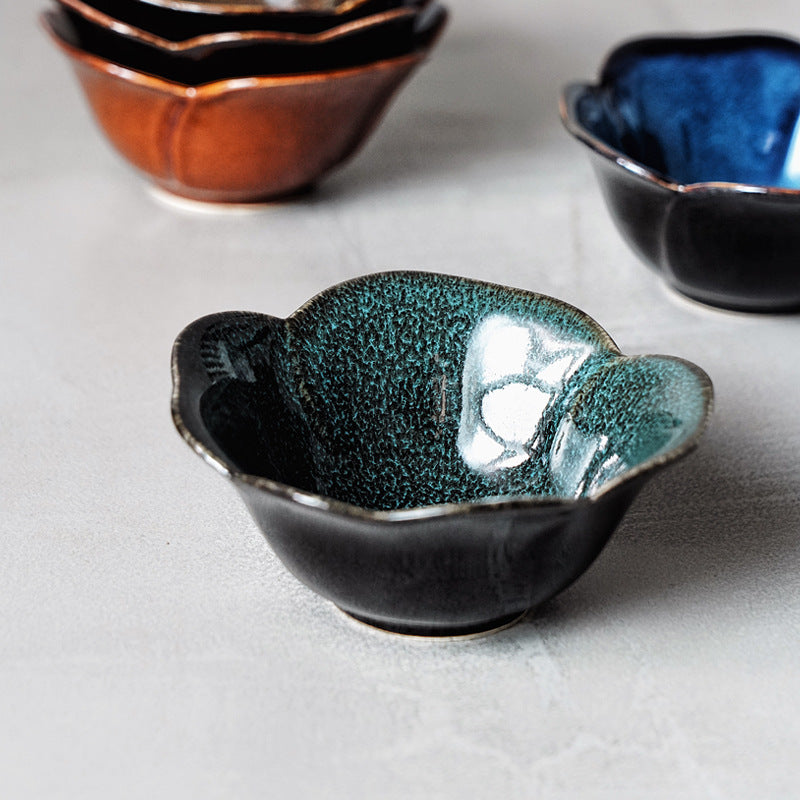 Gohobi Floral Edge Ceramic Bowl