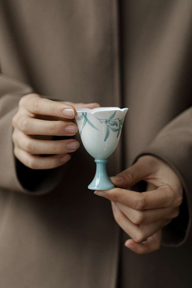 Gohobi Gradient Hand-Painted Orchid Master Cup