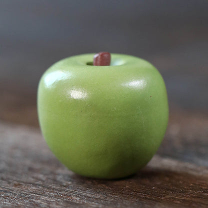 Gohobi Yixing Purple Clay Apple Tea Pet – Handmade Mini Fruit Ornament
