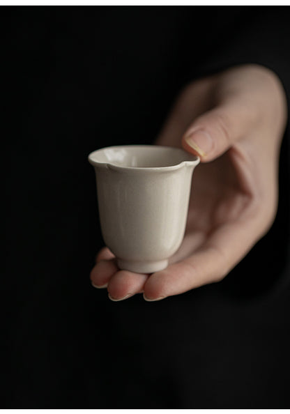 Gohobi Japanese Grass Ash Glaze Handmade Master Cup