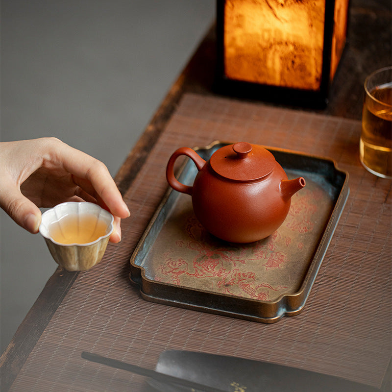 Gohobi Yixing Zisha Apple Teapot