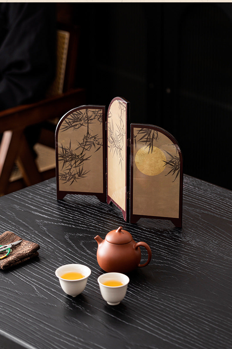 Gohobi New Chinese Bamboo Moon Desktop Screen