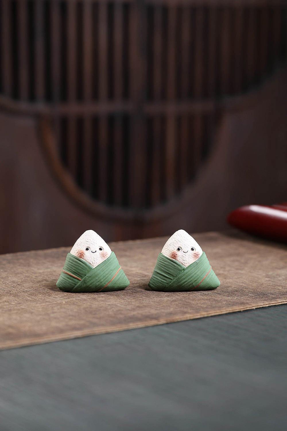 Gohobi Yixing Purple Clay Champion Zongzi Tea Pet – Dragon Boat Festival Ornament