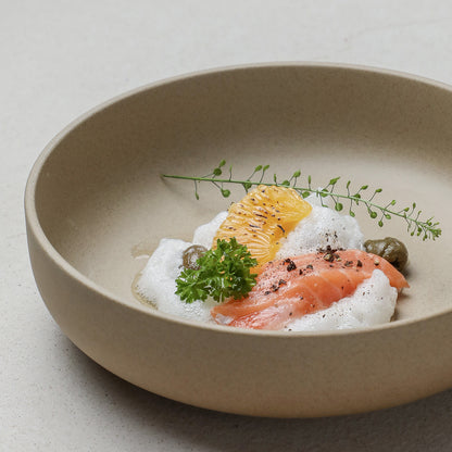 Gohobi Japanese Vintage Ceramic Deep Plate