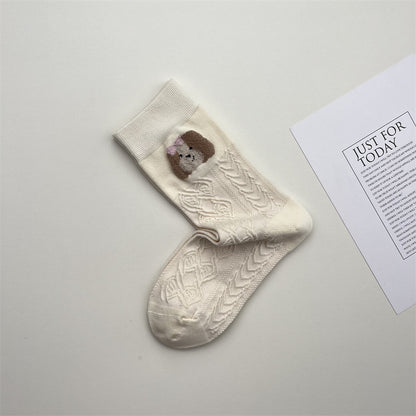 Gohobi Fuzzy Animals Cotton Socks