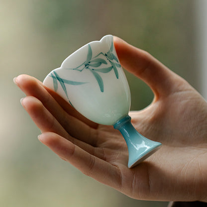 Gohobi Gradient Hand-Painted Orchid Master Cup