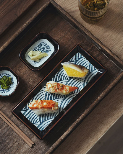 Gohobi Wave Pattern Rectangular Plate