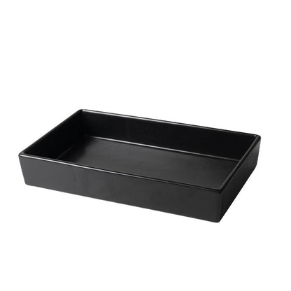 Gohobi Rectangular Ikebana Ceramic Vase – Japanese Style Flower Arrangement Vessel