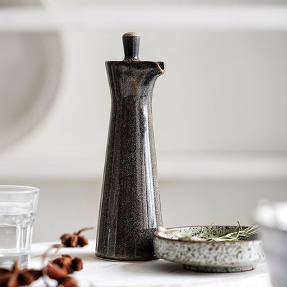Gohobi Japanese Kiln-Change Ceramic Condiment Bottle