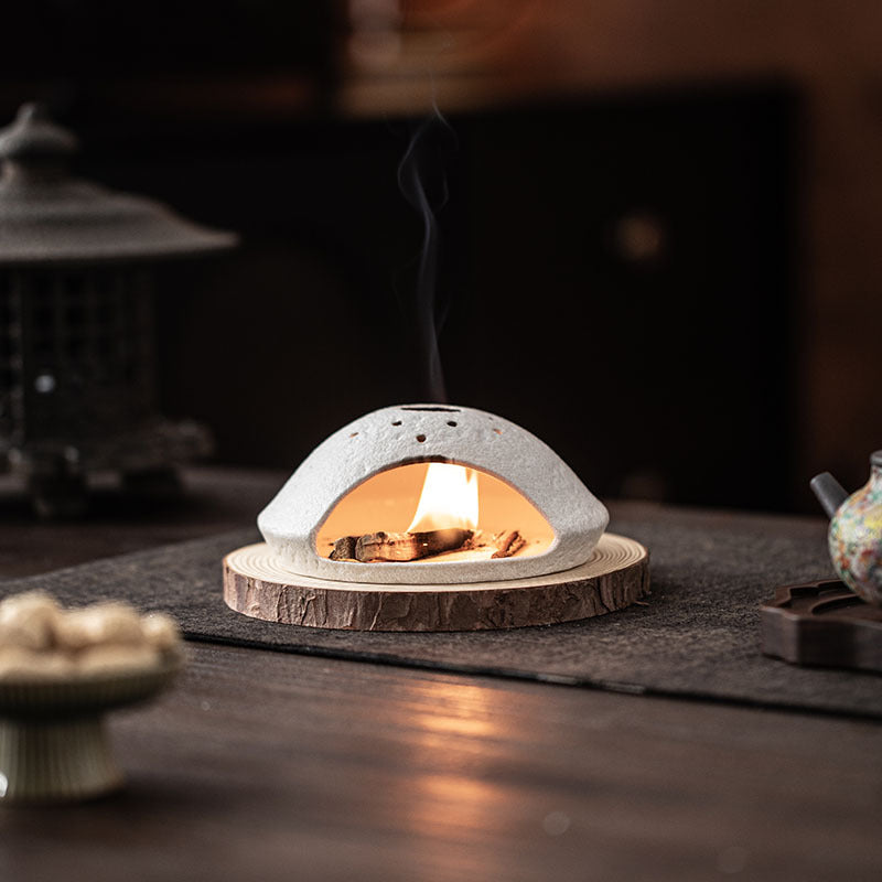 Gohobi Little Planet Ceramic Aromatherapy Fireplace Burner