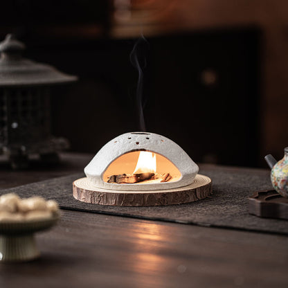 Gohobi Little Planet Ceramic Aromatherapy Fireplace Burner