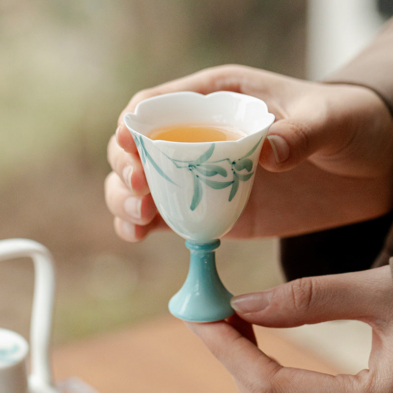 Gohobi Gradient Hand-Painted Orchid Master Cup