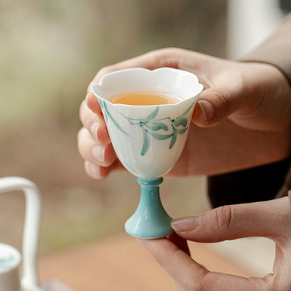 Gohobi Gradient Hand-Painted Orchid Master Cup