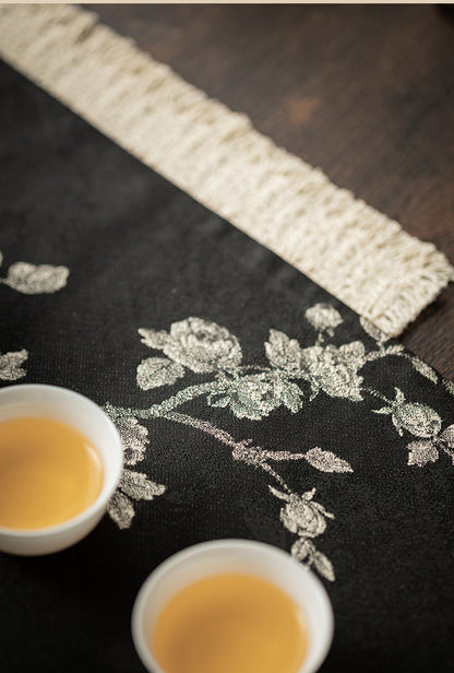 Gohobi Guofeng Brocade Tea Banquet Double-Sided Embroidered Tea Towel