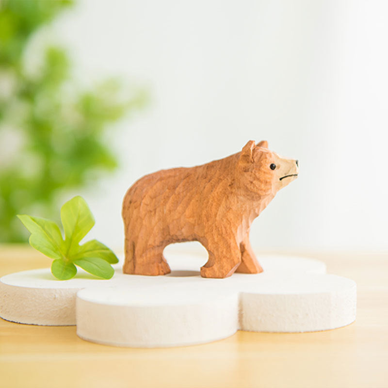 Wood crafts DIY creative personality animal ornaments home living