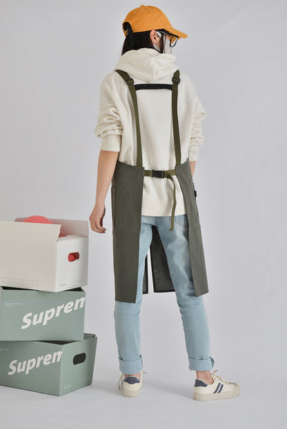 Gohobi Japanese Waterproof Cotton Canvas Apron