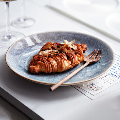 Gohobi Japanese-Style Ceramic Flat Plate