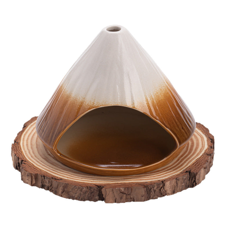 Gohobi Mount Fuji Ceramic Incense Fireplace