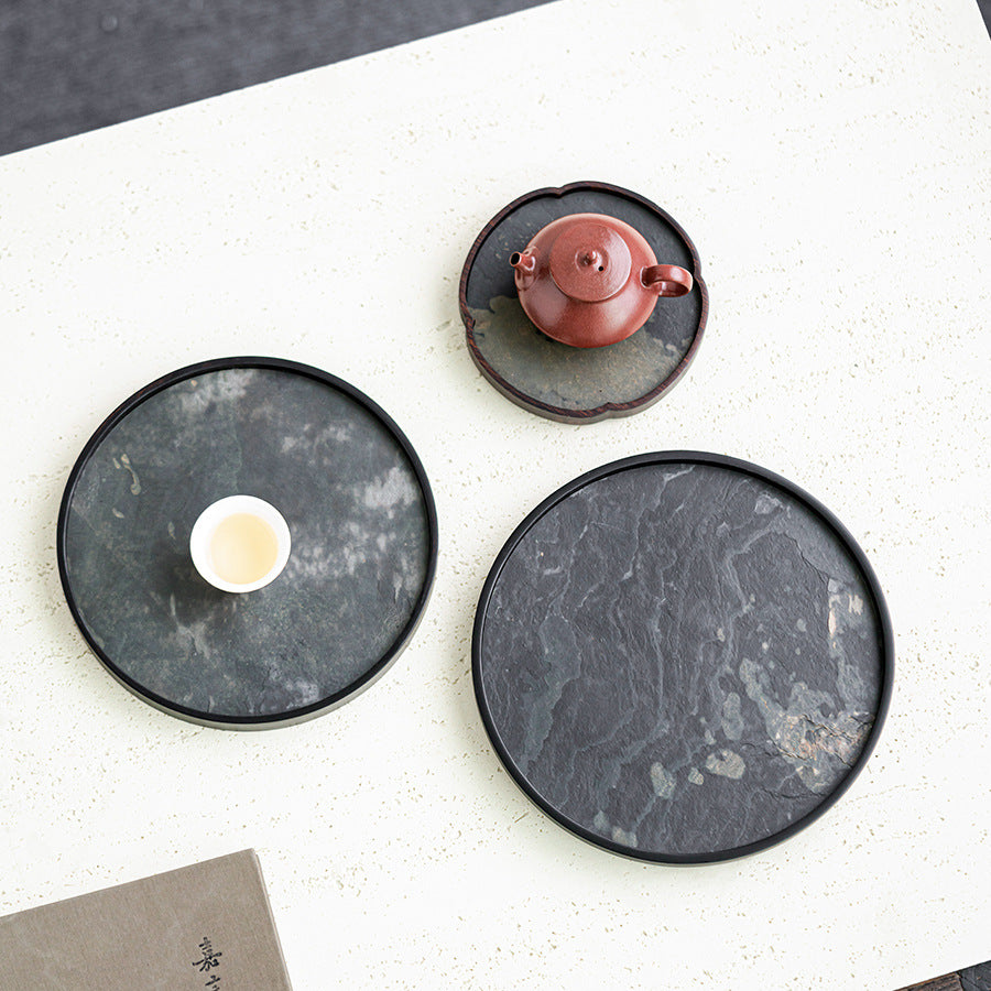 Gohobi Wabi-Sabi Stone Panel Tea Tray