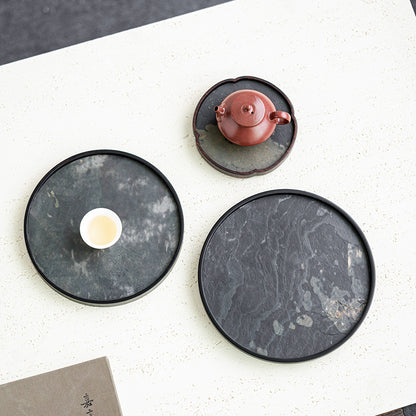 Gohobi Wabi-Sabi Stone Panel Tea Tray