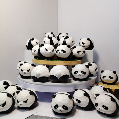 Gohobi Hand-Carved Panda Figurine