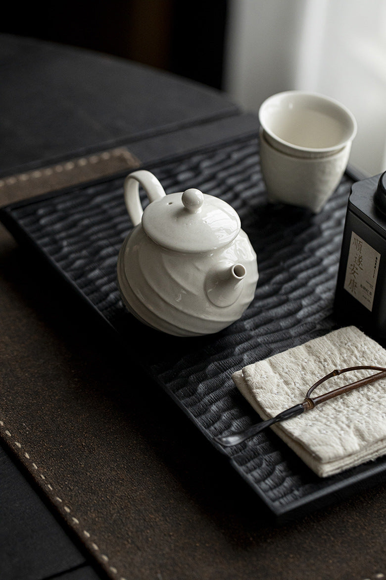 Gohobi Japanese-Style Grass Ash Glaze Teapot