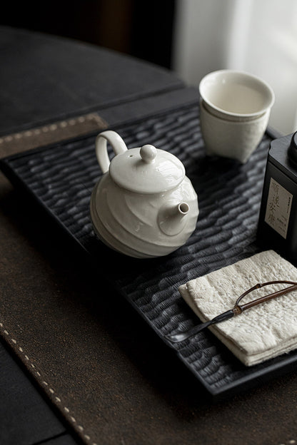 Gohobi Japanese-Style Grass Ash Glaze Teapot