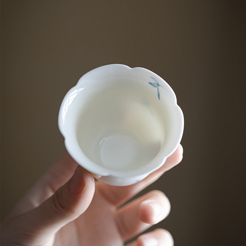 Gohobi Hand-Painted Orchid Aroma Cup