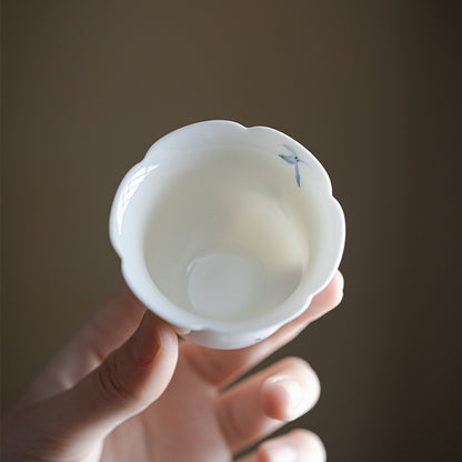 Gohobi Hand-Painted Orchid Aroma Cup