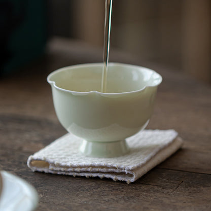 Gohobi Apple Green Handmade Floral Master Cup