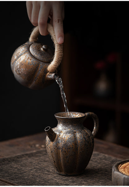 Gohobi Vintage Gilded Ceramic Fair Cup