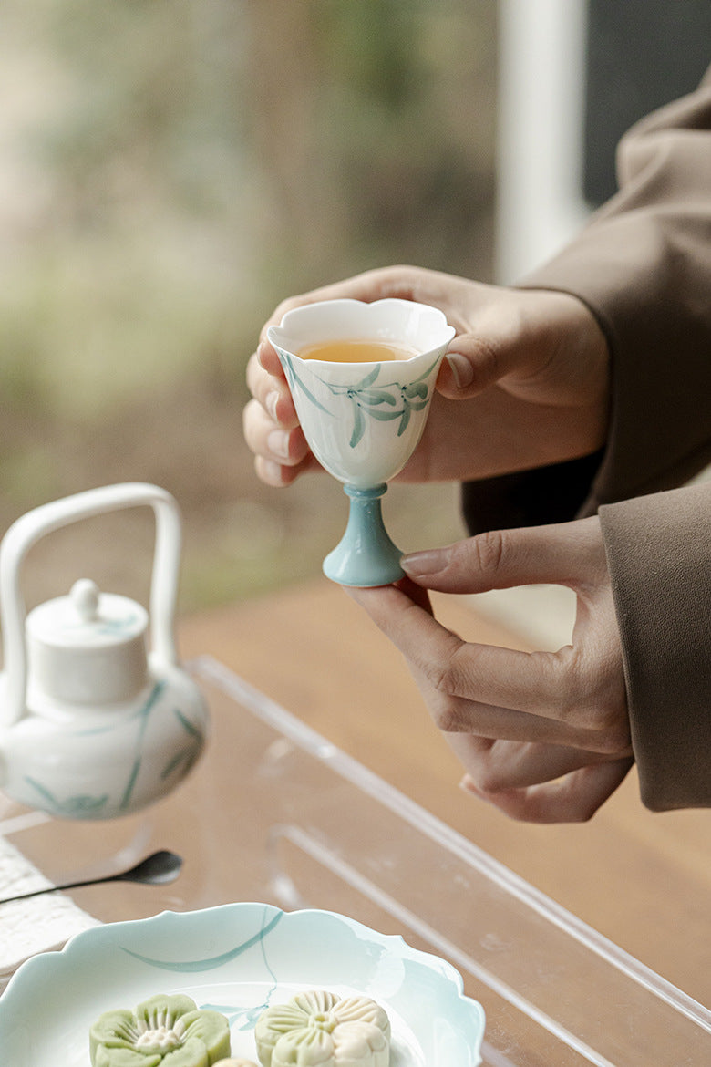 Gohobi Gradient Hand-Painted Orchid Master Cup