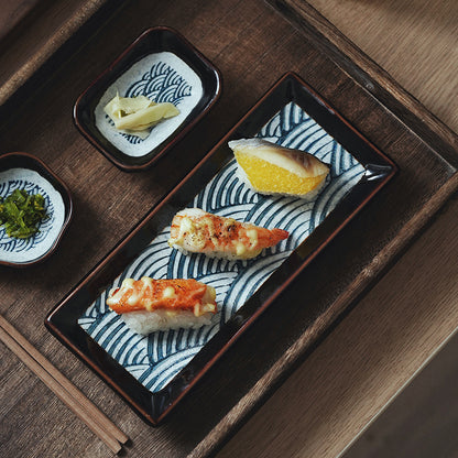 Gohobi Wave Pattern Rectangular Plate