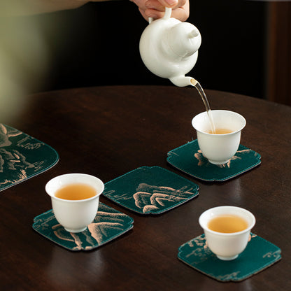 Gohobi Set of 4 Heat-Resistant Pads for Teapots