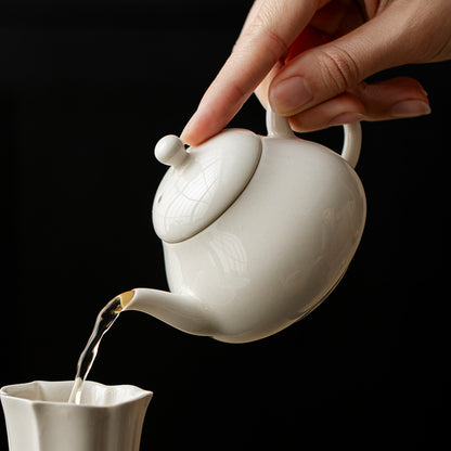 Gohobi Grass Ash Pear-Shaped Teapot