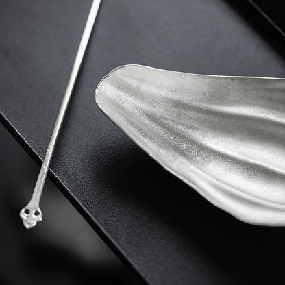 Gohobi Handmade Zen Tea Scoop with Lotus Chaze