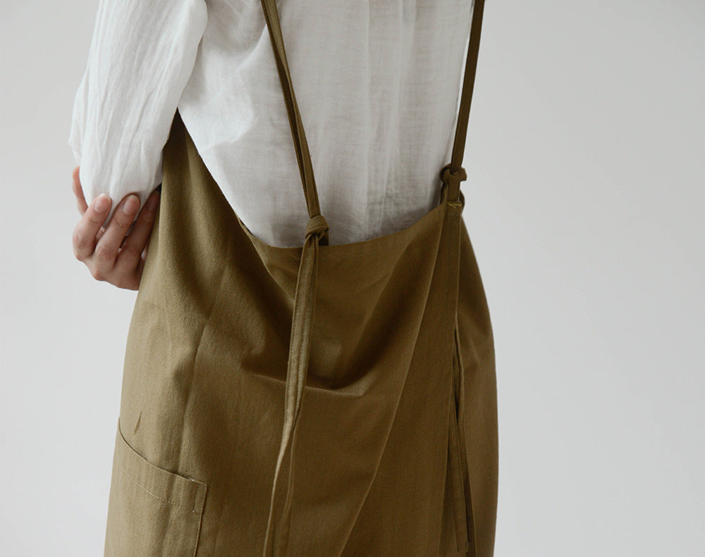 Gohobi Korean Cotton-Linen Adjustable Apron