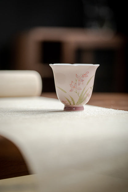 Gohobi Hand-Painted Orchid Master Cup